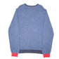 Mens Blue Tommy Hilfiger OG Box Logo Knit Crewneck Jumper