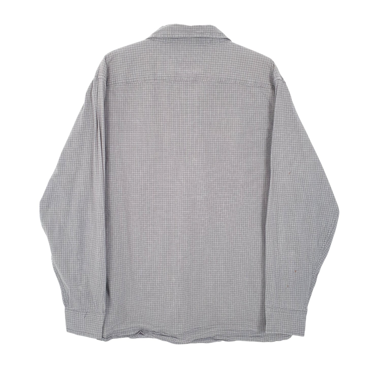 Mens Grey Lee Stretch Long Sleeve Shirt