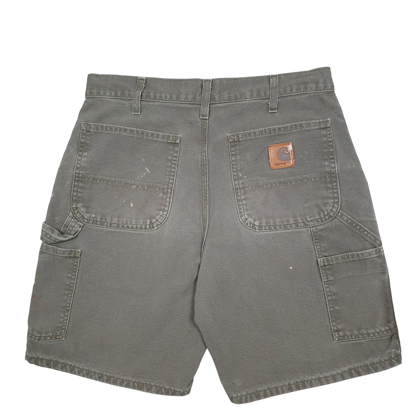 Mens Khaki Carhartt Workwear Carpenter Shorts