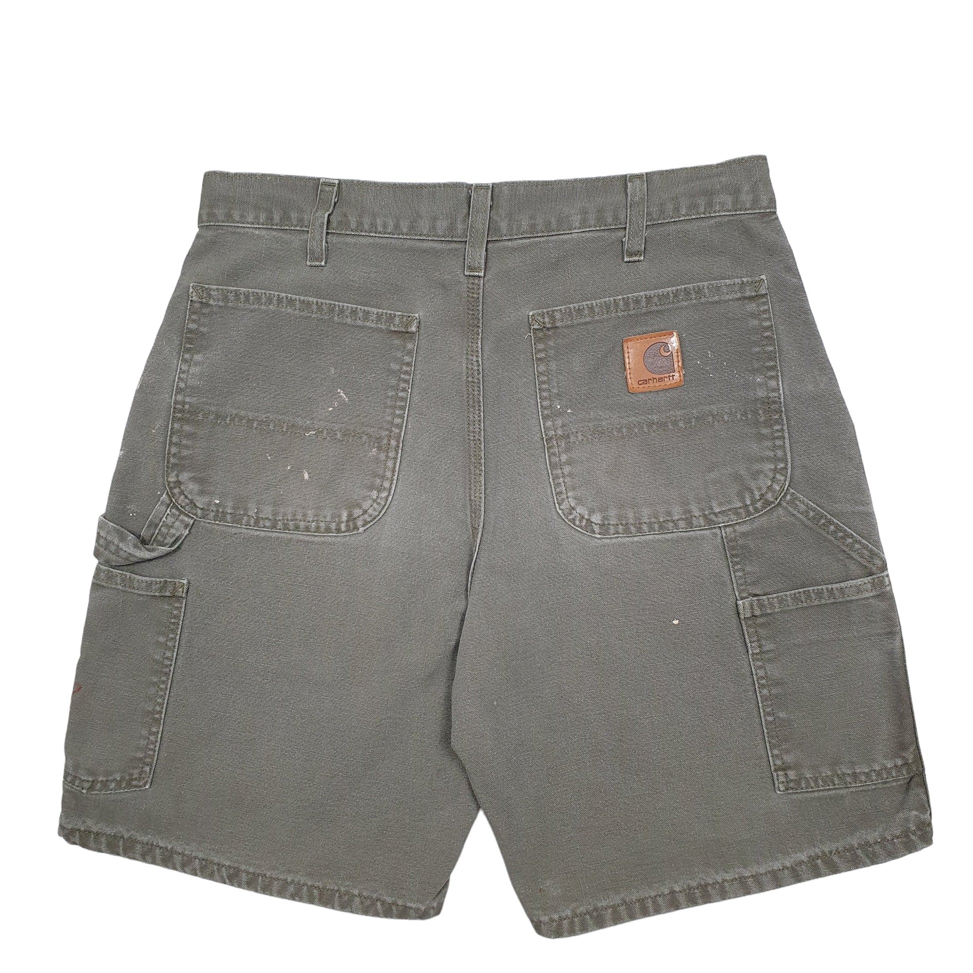 Mens Khaki Carhartt Workwear Carpenter Shorts