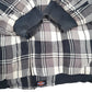 Mens Grey Dickies Hoodie Shirt Check  Coat