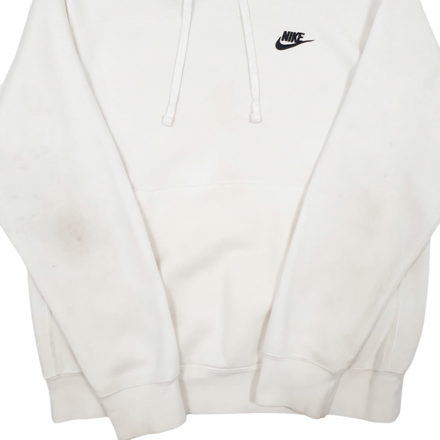 Mens White Nike  Hoodie Jumper