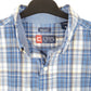 Mens Blue Chaps  Long Sleeve Shirt