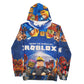 Mens Blue Unbranded Roblox Hoodie Jumper