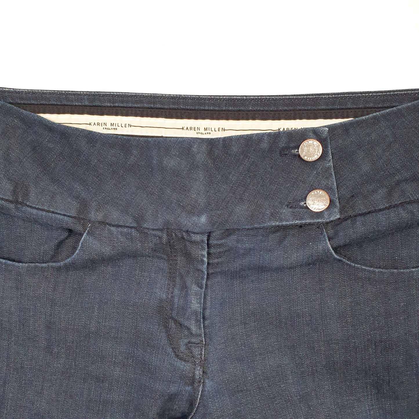 Womens Blue Karen Millen  Low Rise JeansW32 L31