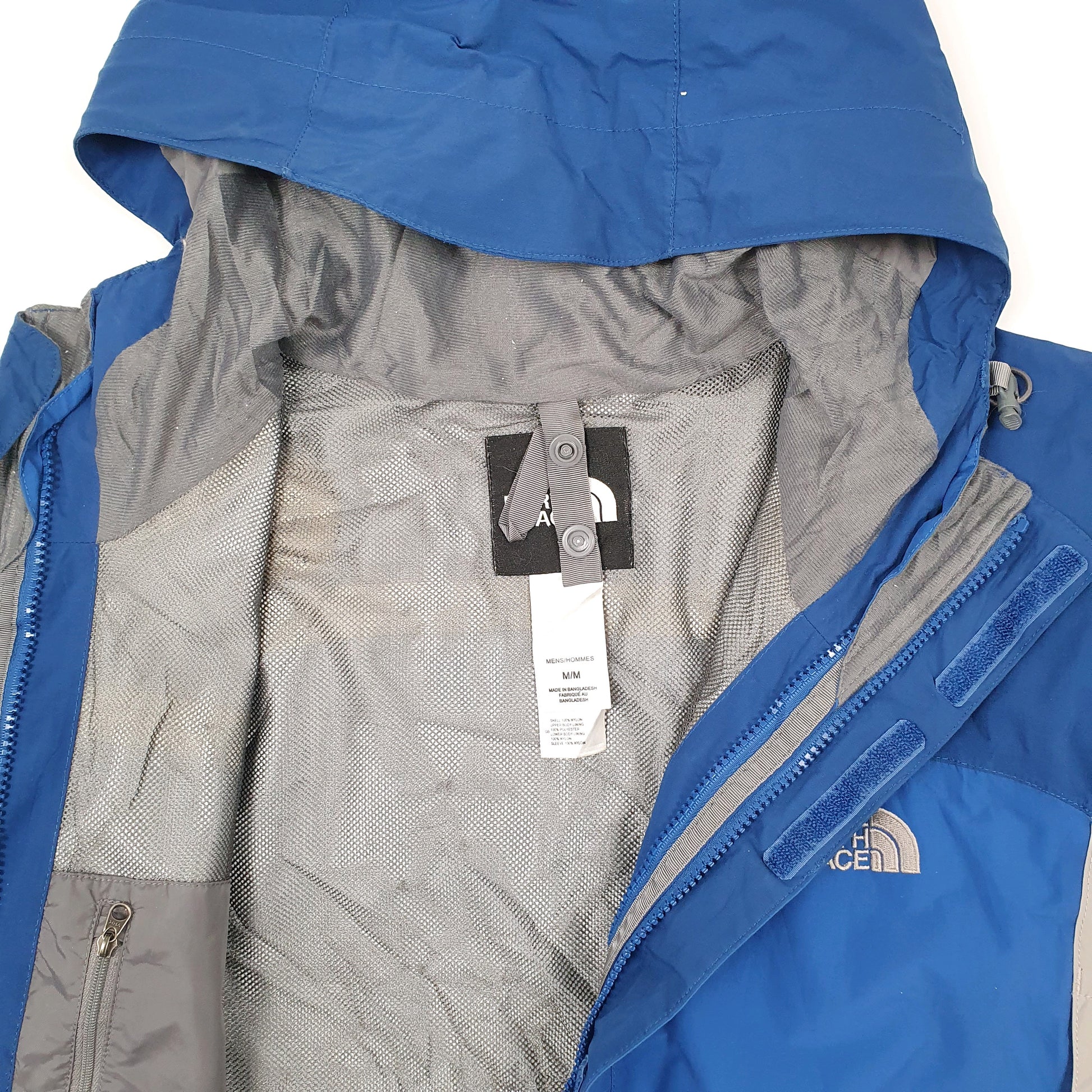 Mens Blue The North Face Hyvent  Coat
