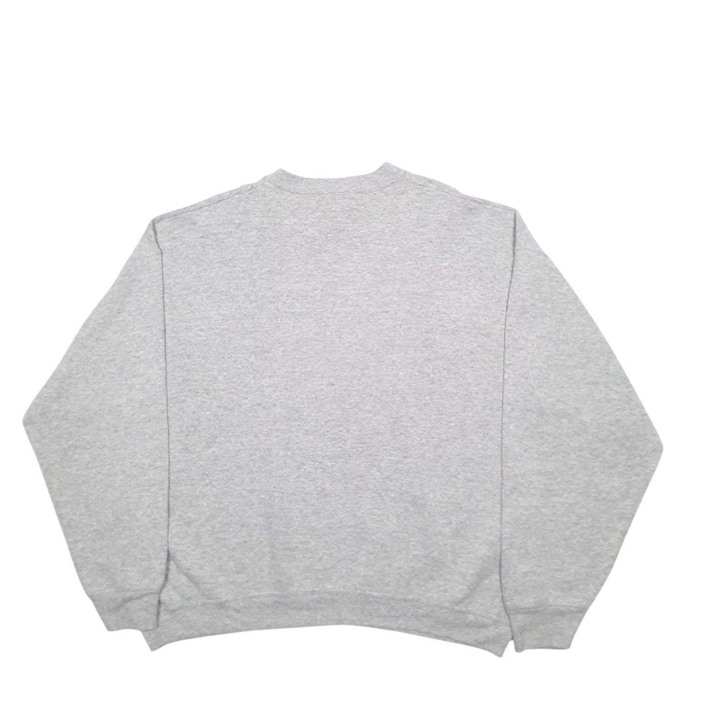Mens Grey Fruit Of The Loom Airbrush Car Crewneck Jumper
