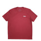 Mens Burgundy Fila  Short Sleeve T Shirt