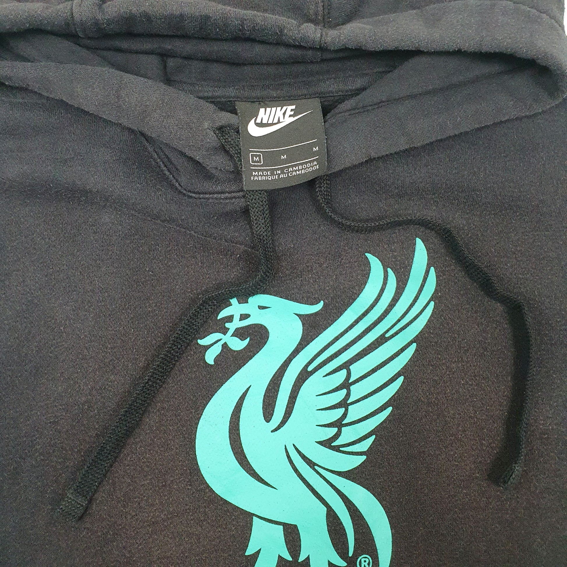 Mens Black Nike Liverpool Football Club Hoodie Jumper