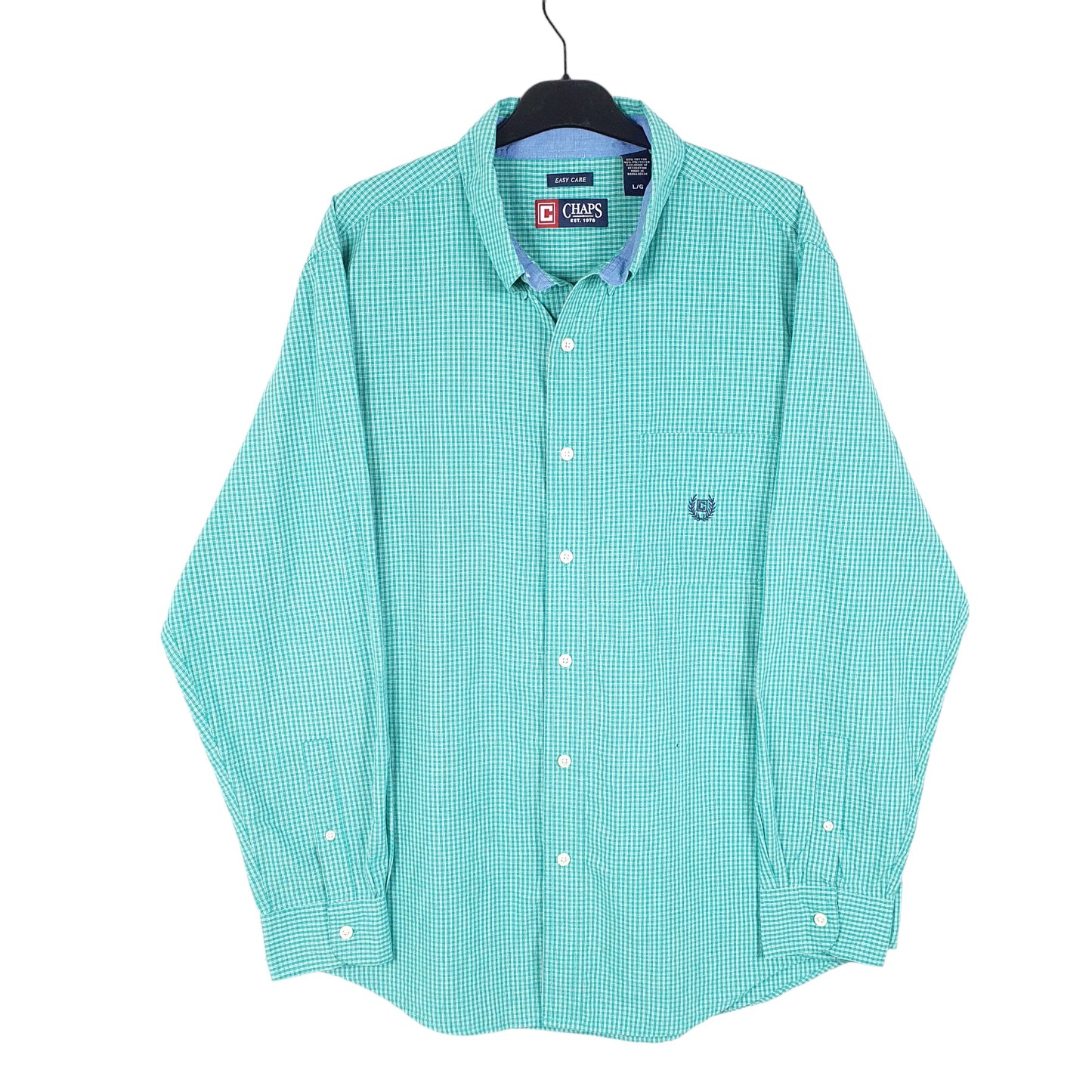 Mens Green Chaps  Long Sleeve Shirt