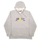 Mens Grey Adidas Spellout Hoodie Jumper