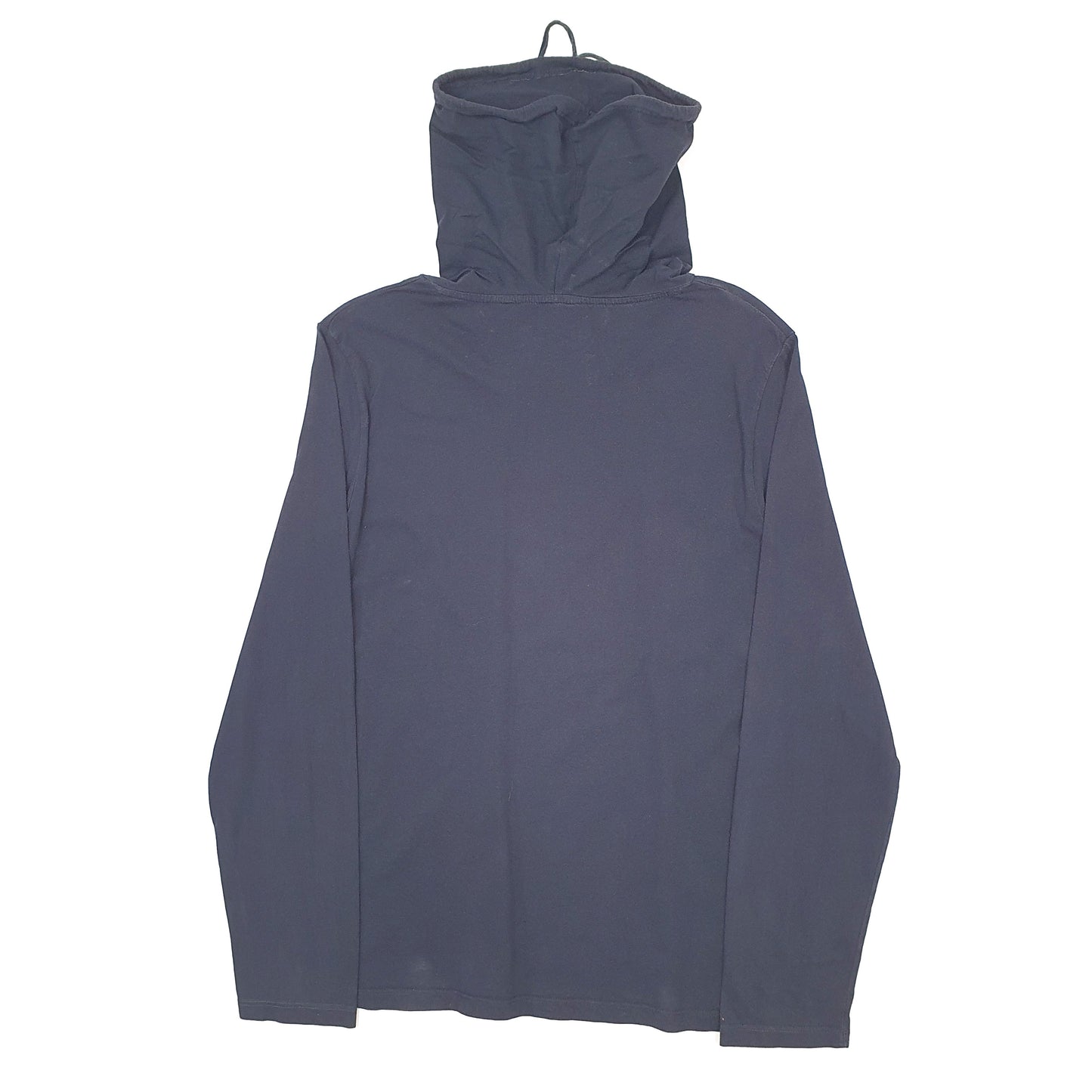 Mens Navy Burton Turtle Neck Lightweight Jumper Long Sleeve T Shirt