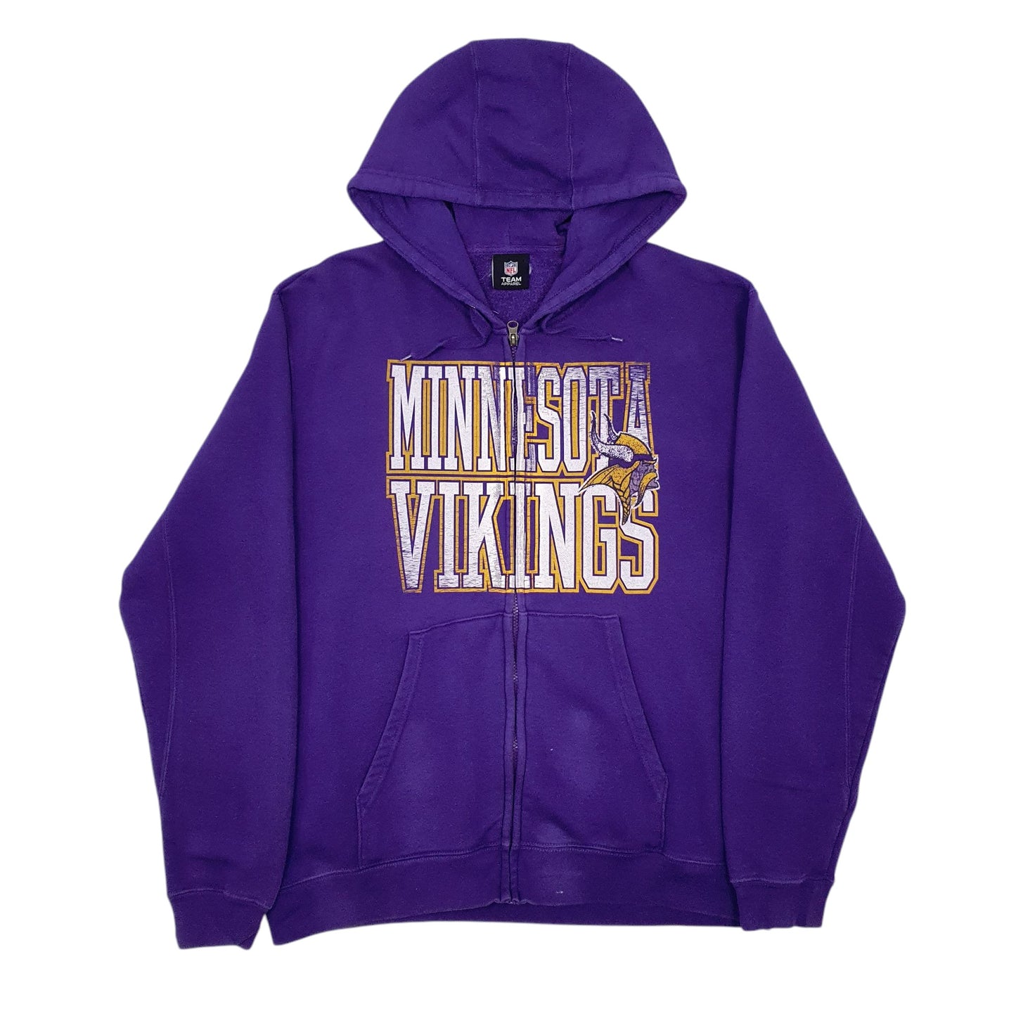 Mens Purple NFL Minnesota Vikings Full Zip Jumper