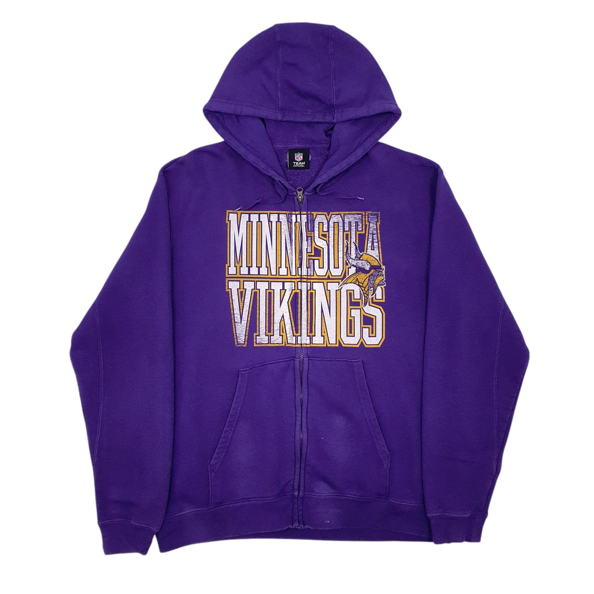 Mens Purple NFL Minnesota Vikings Full Zip Jumper