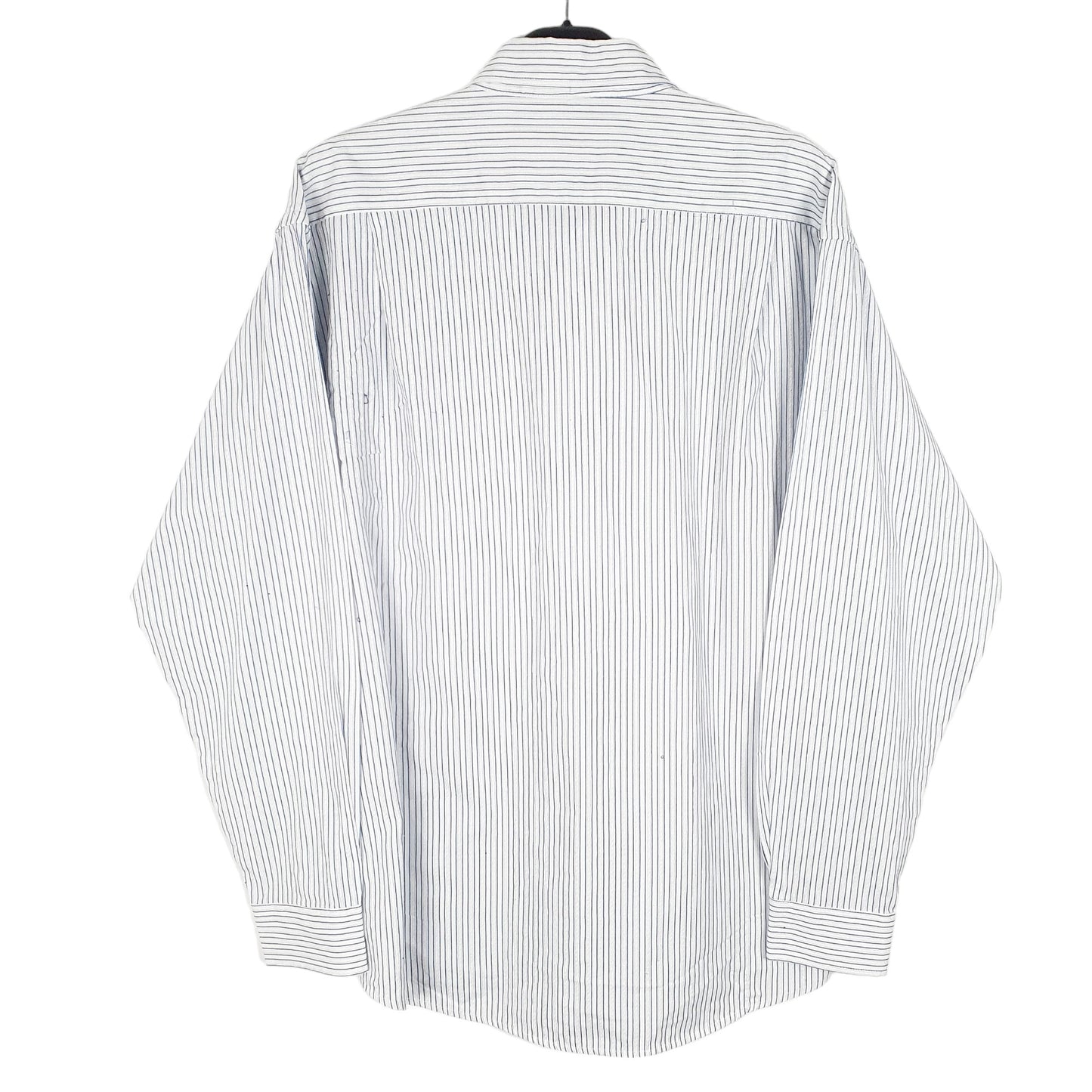 Mens White Lacoste  Long Sleeve Shirt