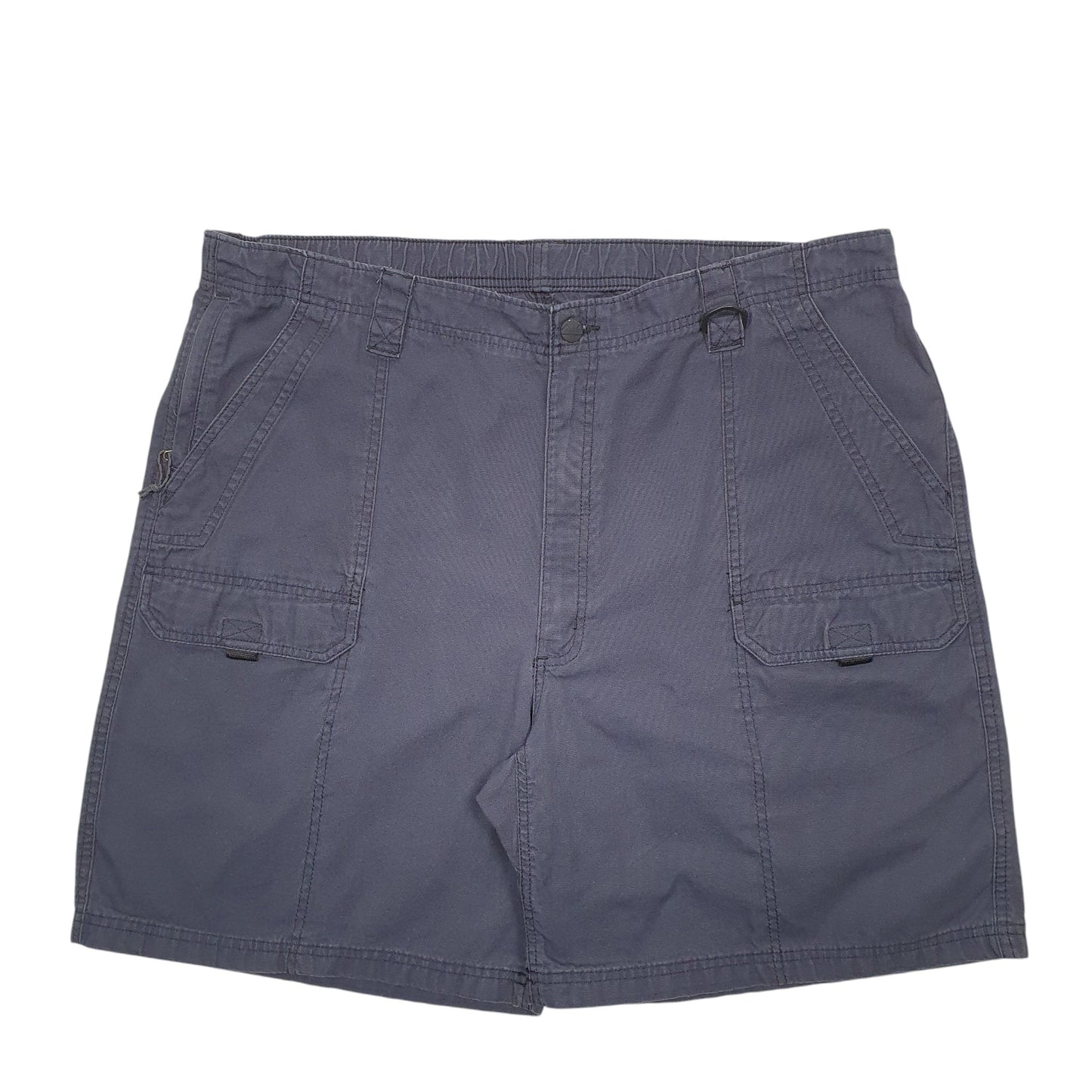 Mens Navy Wrangler  Cargo Shorts