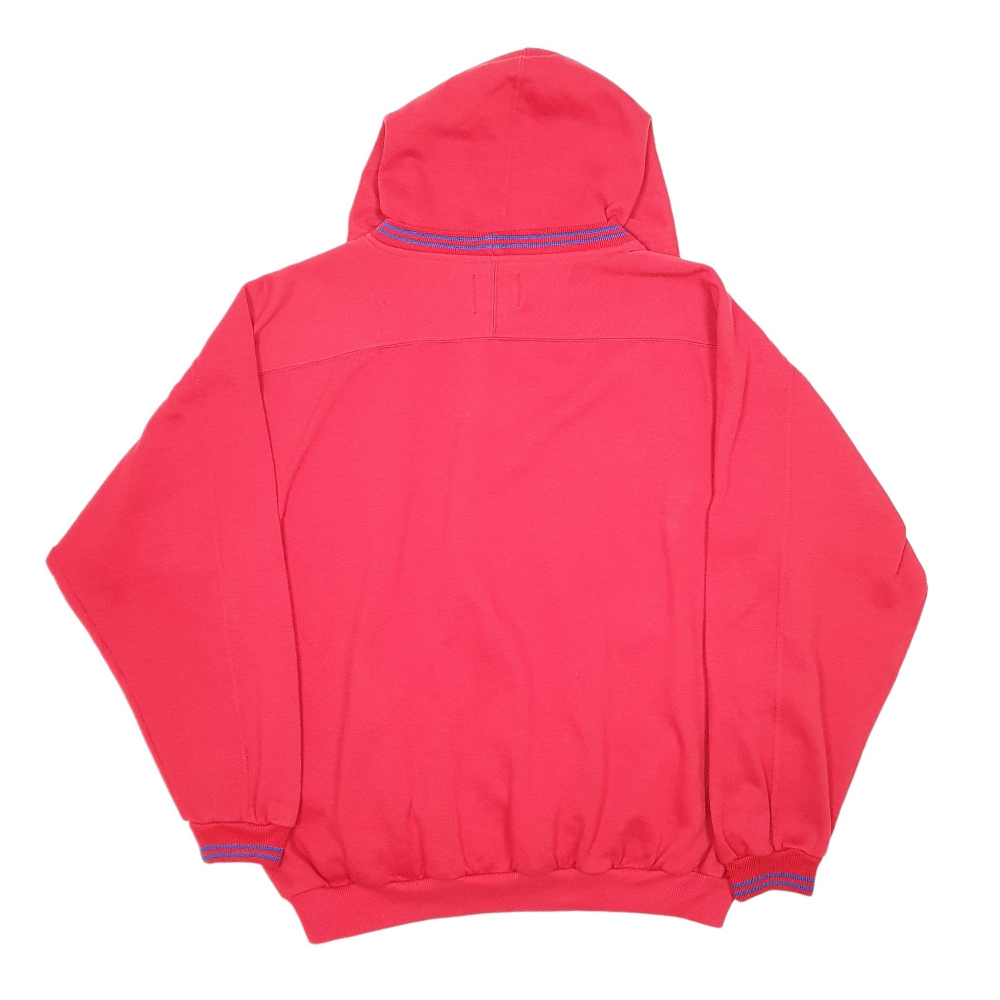 Mens Red IOU Vintage 1992 Classic Comfort Genuine Basic Hoodie Jumper