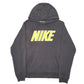 Mens Grey Nike Spellout Hoodie Jumper