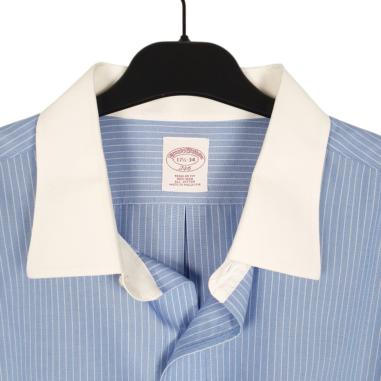 Mens Blue Brooks Brothers  Long Sleeve Shirt