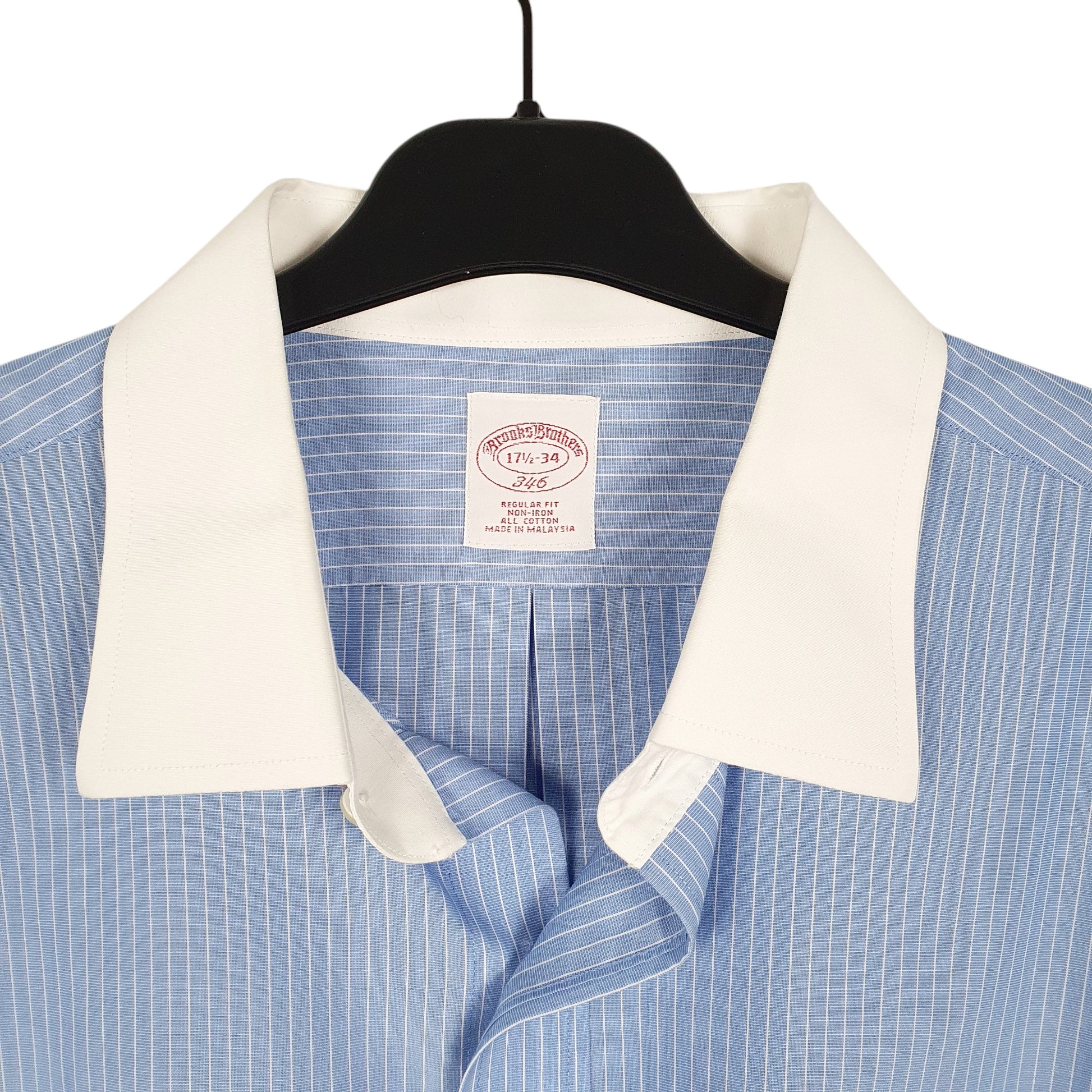 Mens Blue Brooks Brothers  Long Sleeve Shirt