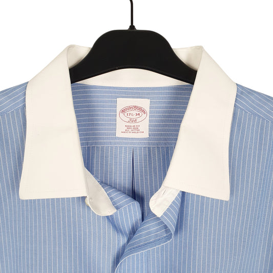 Mens Blue Brooks Brothers  Long Sleeve Shirt