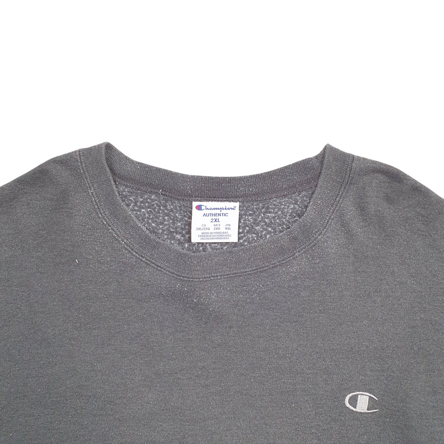 Mens Grey Champion  Crewneck Jumper