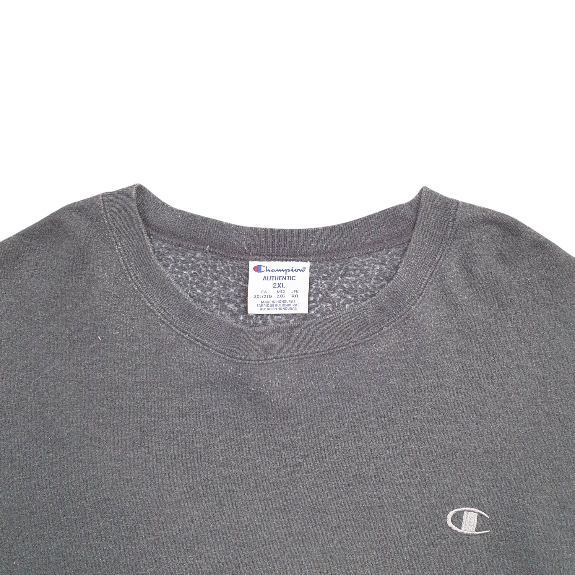 Mens Grey Champion  Crewneck Jumper
