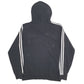 Mens Black Adidas Spellout Hoodie Jumper