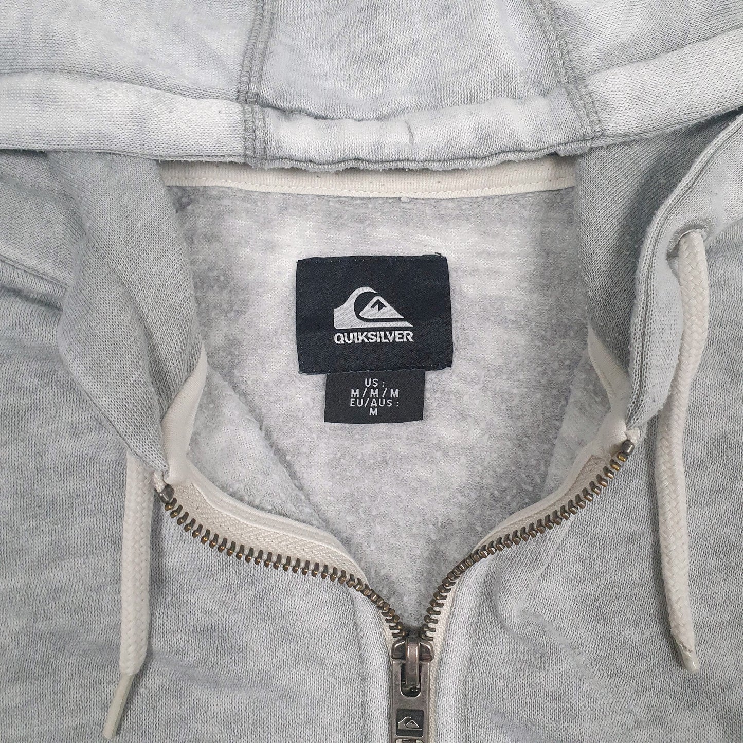 Mens Grey Quiksilver  Full Zip Jumper