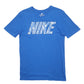 Mens Blue Nike Spellout Short Sleeve T Shirt