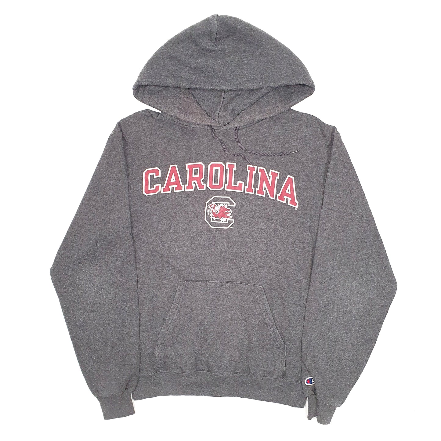 Mens Grey Champion Carolina Hoodie Jumper