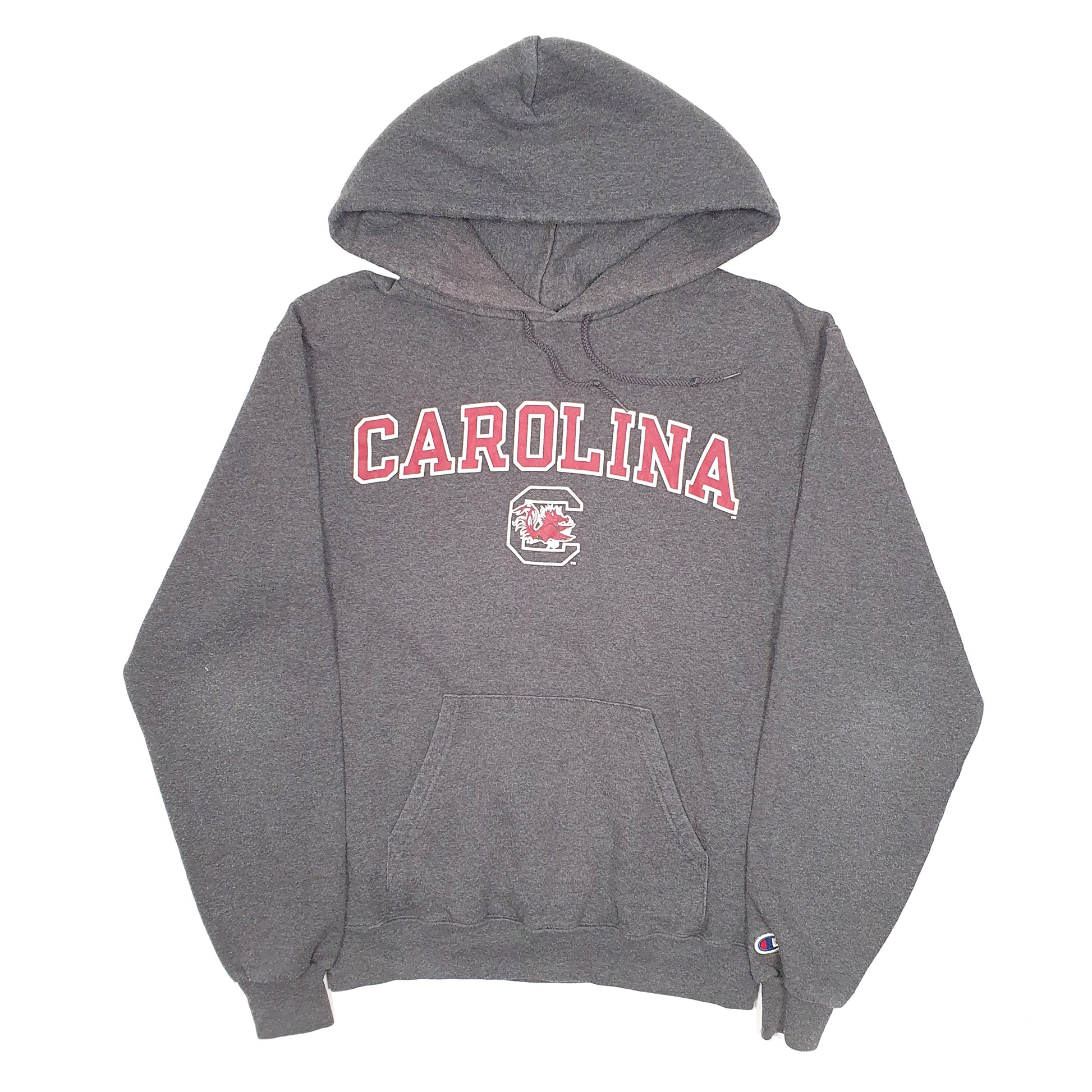 Mens Grey Champion Carolina Hoodie Jumper