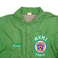 Mens Green Russell Athletic Made In USA Vintage Little League Baseball  Coat