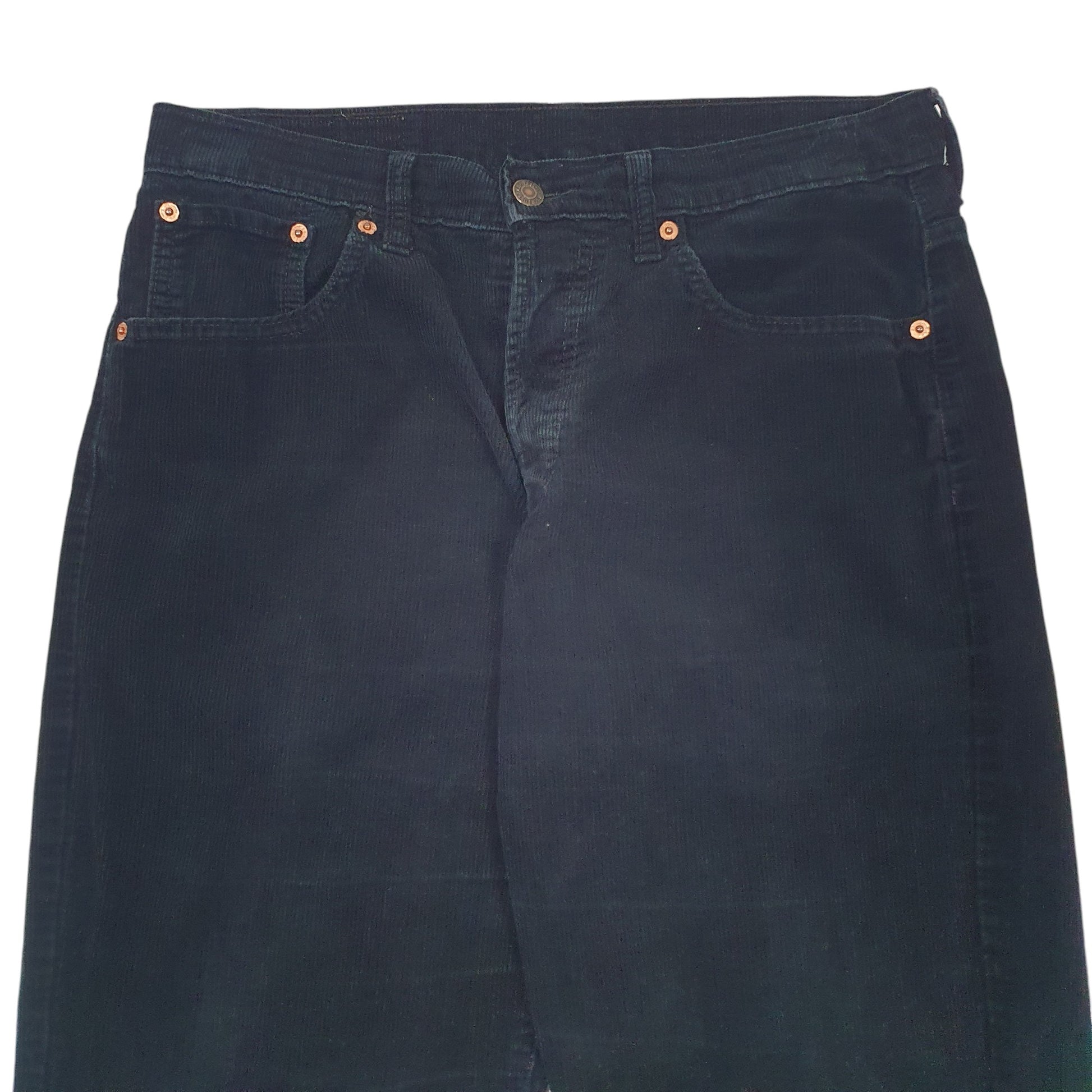Mens Black Levis  Corduroy Trousers