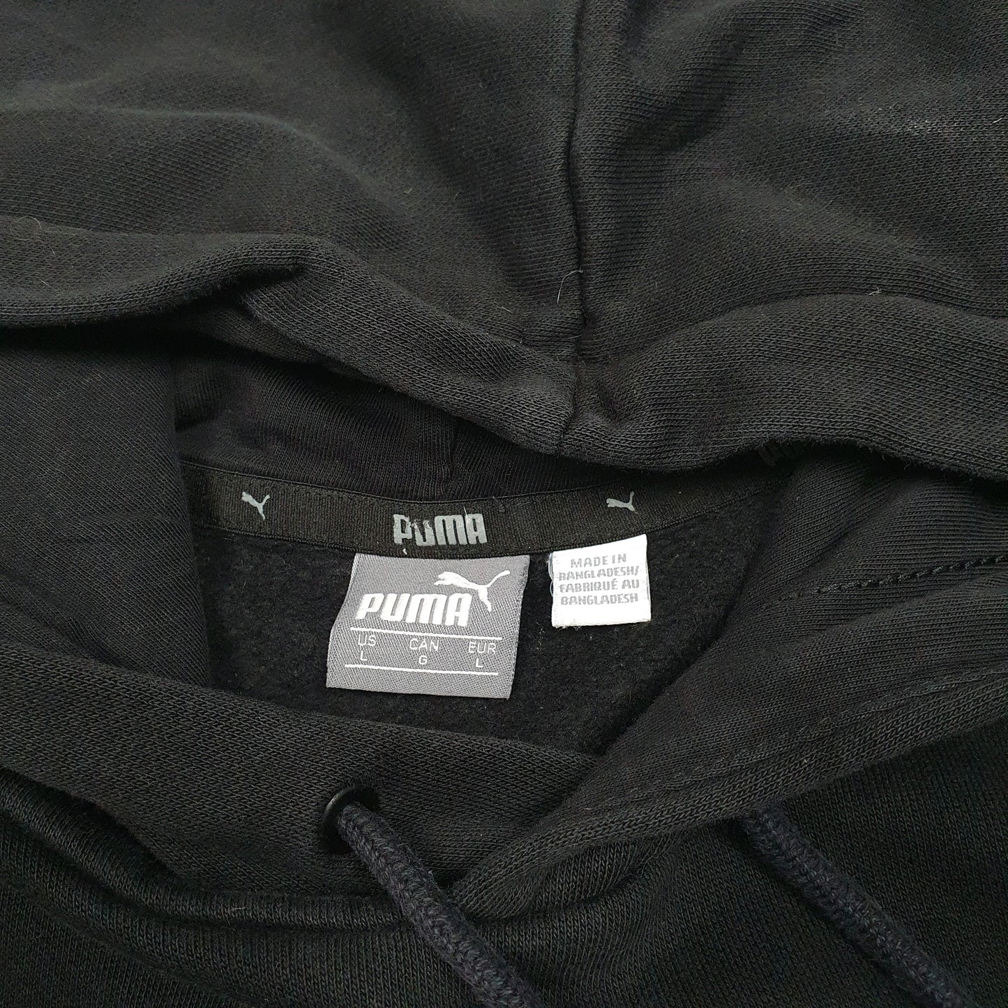 Mens Black Puma  Hoodie Jumper