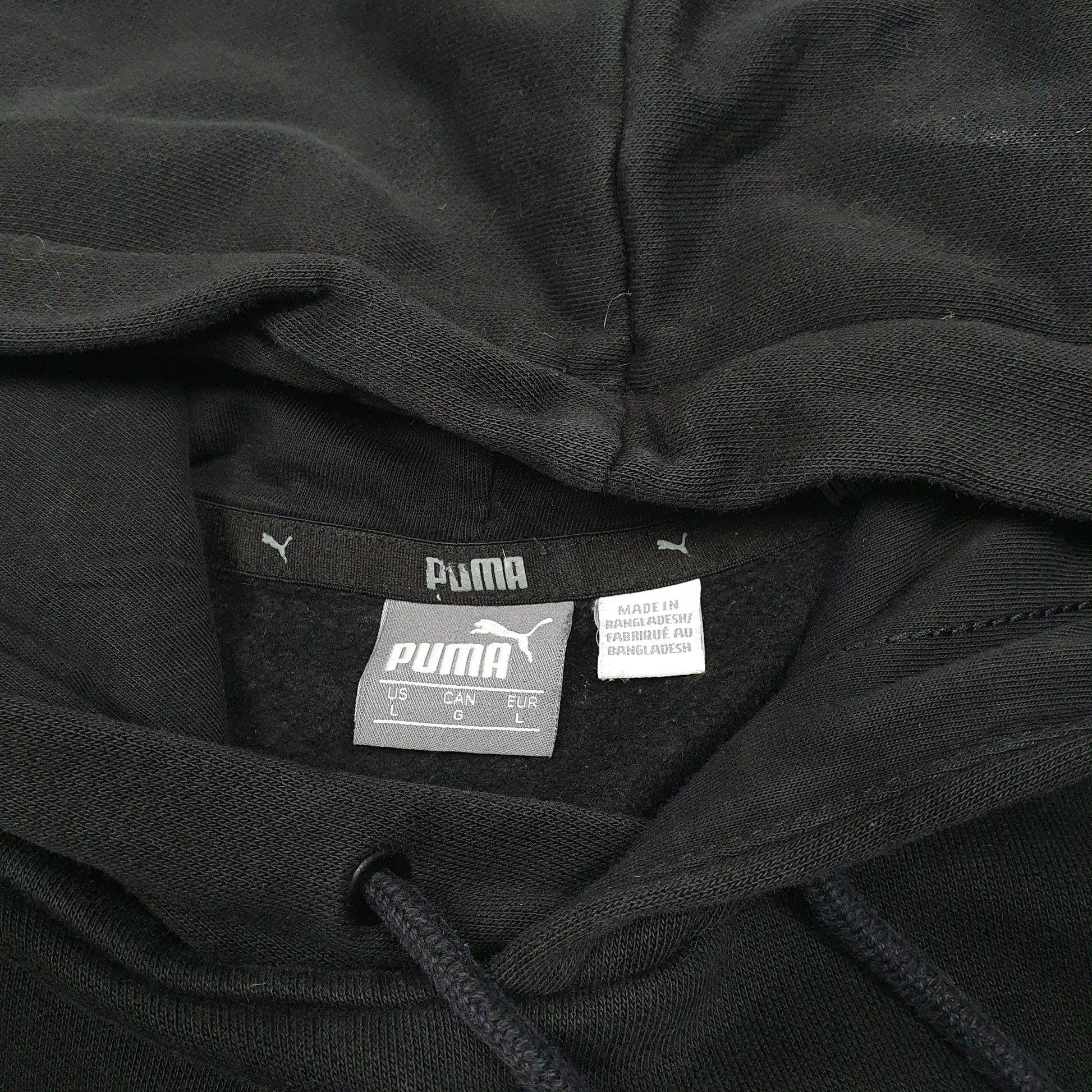 Mens Black Puma  Hoodie Jumper