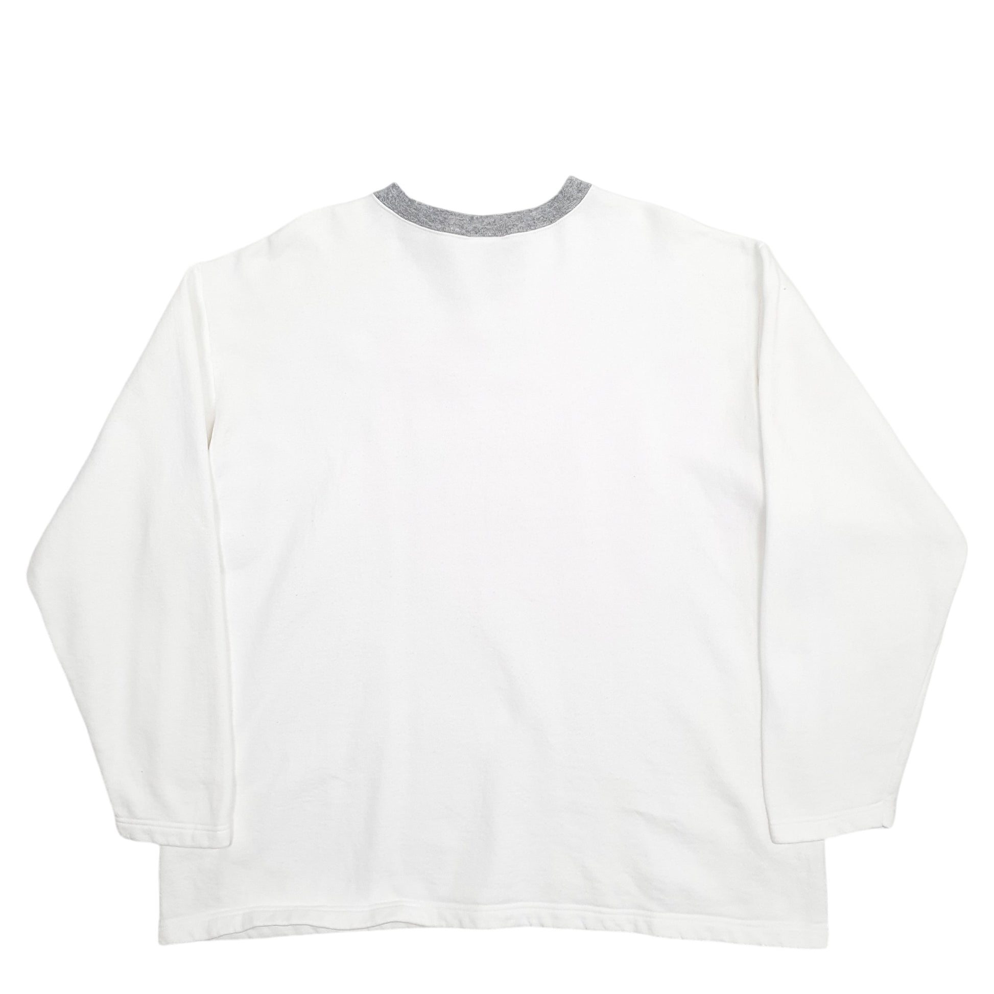 Womens White Tommy Hilfiger Tommy Girl Spellout Crewneck Jumper