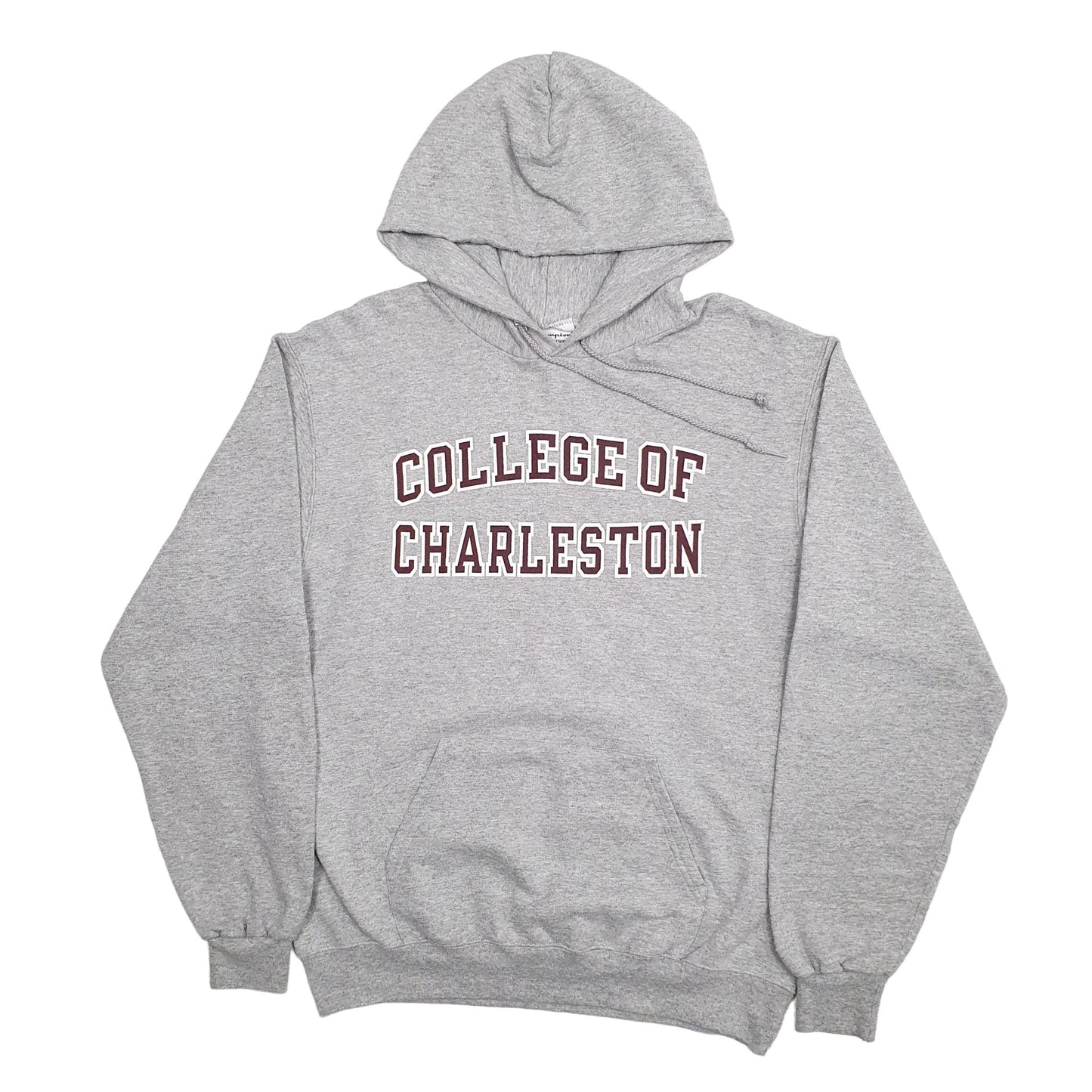 Mens Grey Champion USA College Hoodie Jumper