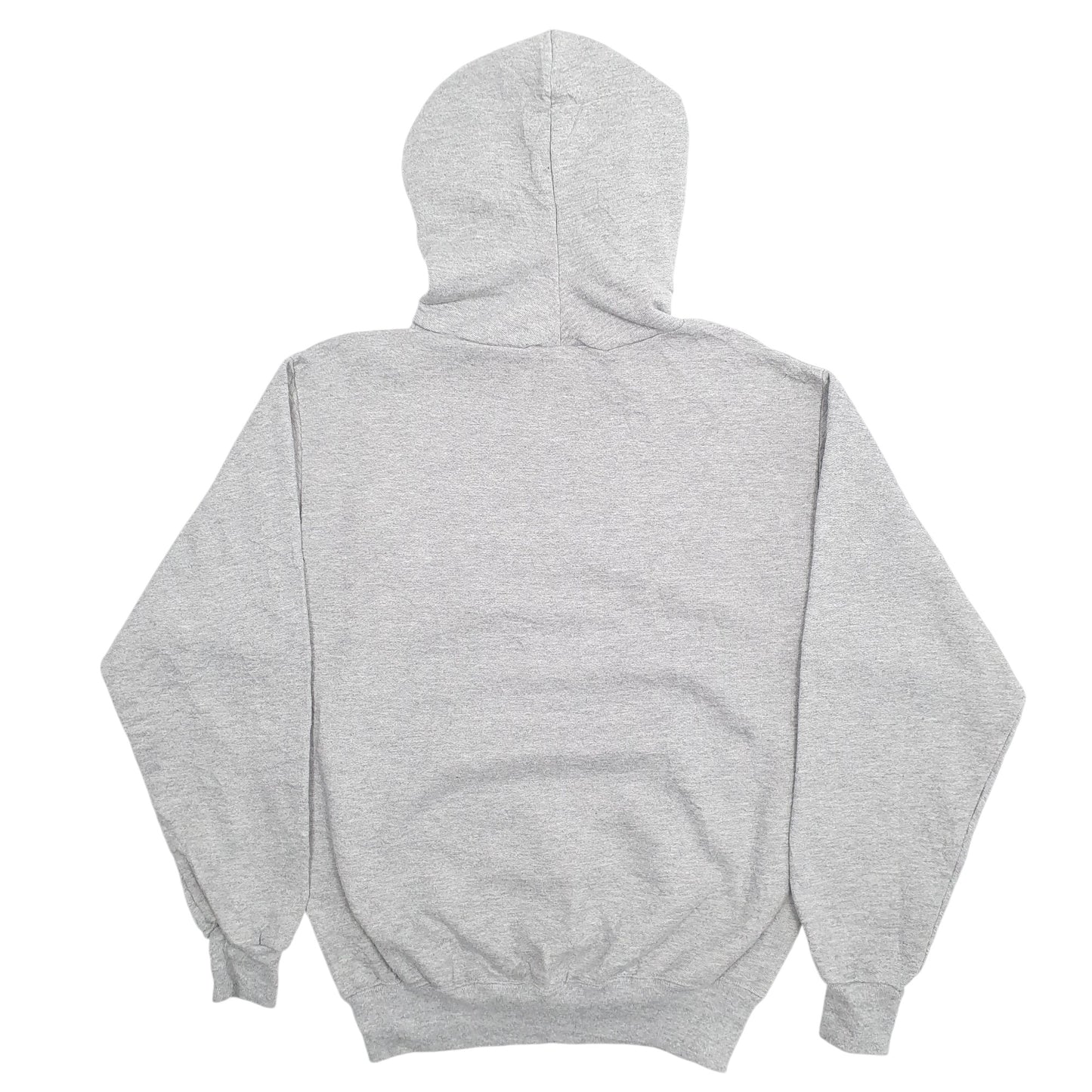 Mens Grey Jerzees Sherwood Soccer Spellout Hoodie Jumper