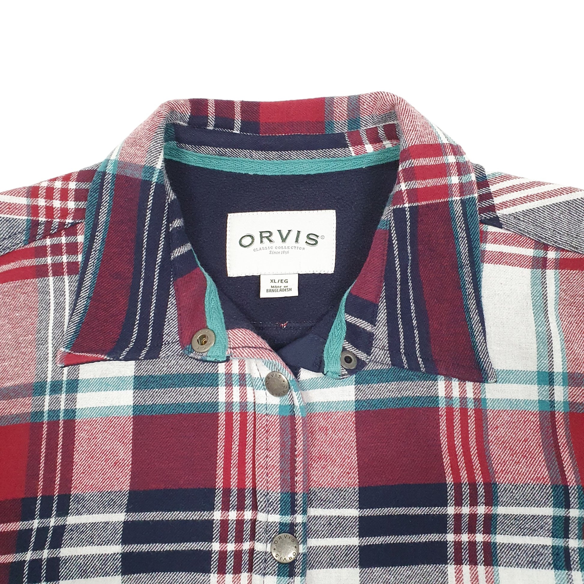 Womens Navy Orvis Fleece Overshirt Shacket Long Sleeve Shirt