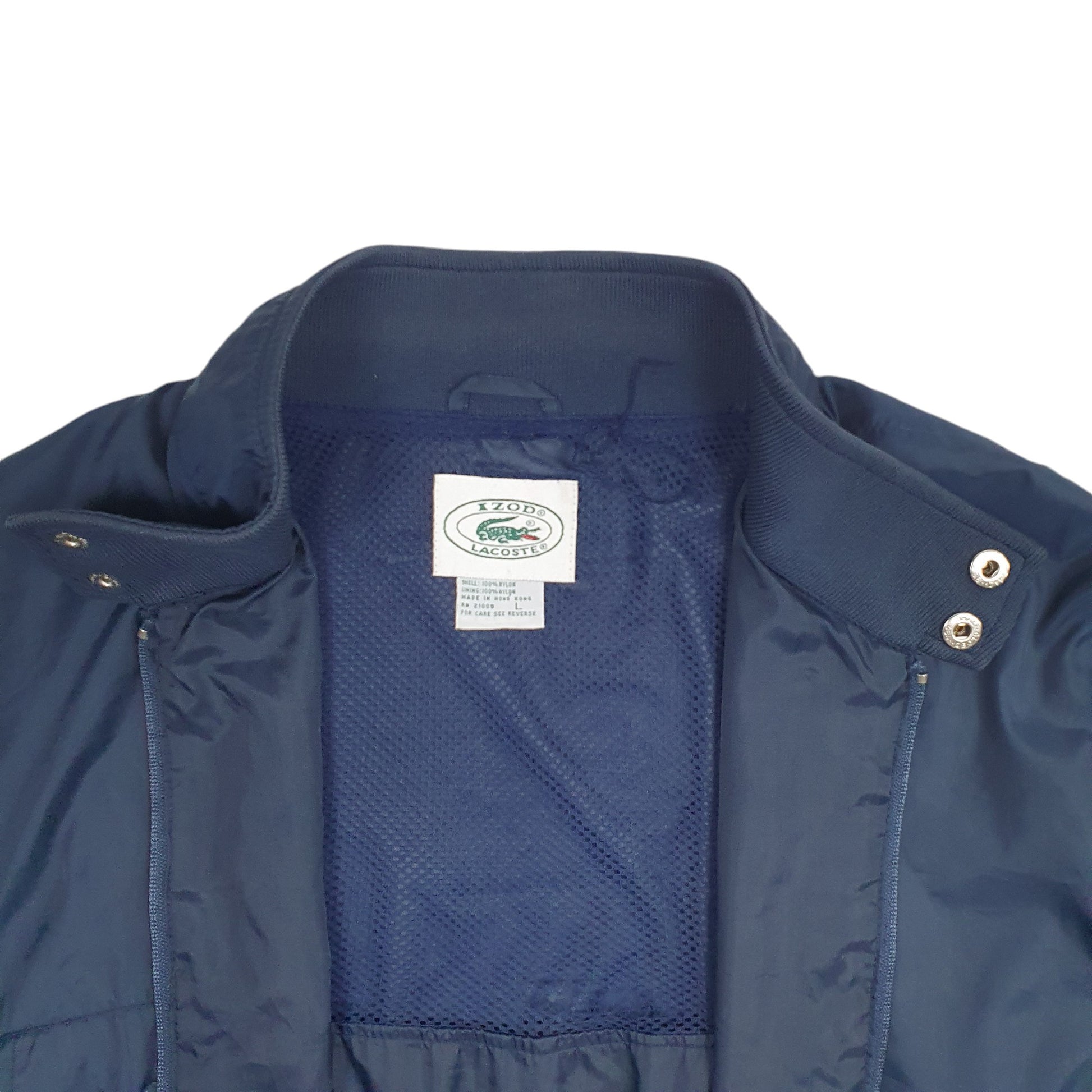 Mens Navy Lacoste  Full Zip Coat
