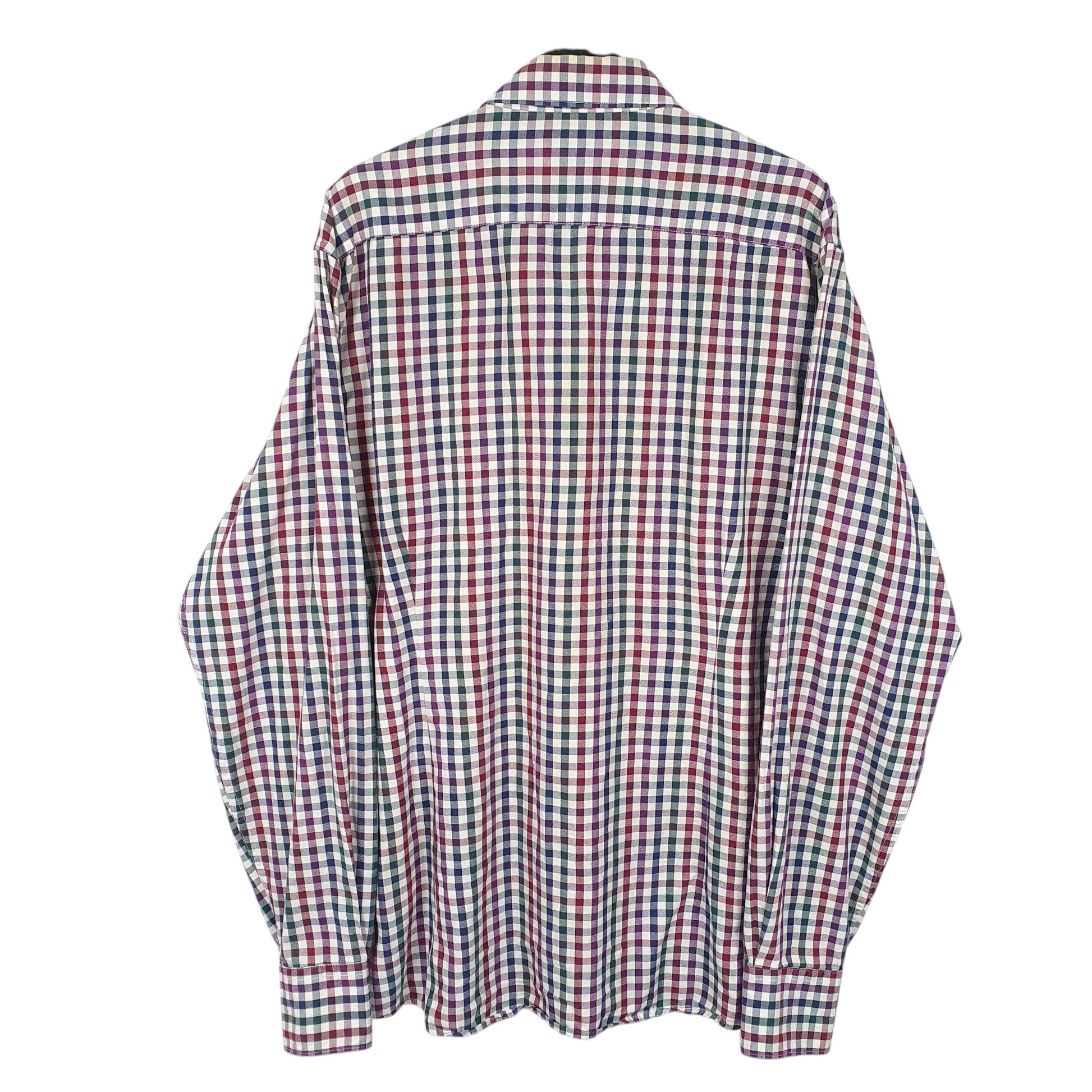 Mens White Barbour Tailored Fit Long Sleeve Shirt