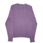 Mens Purple Tommy Hilfiger Knit V Neck Jumper