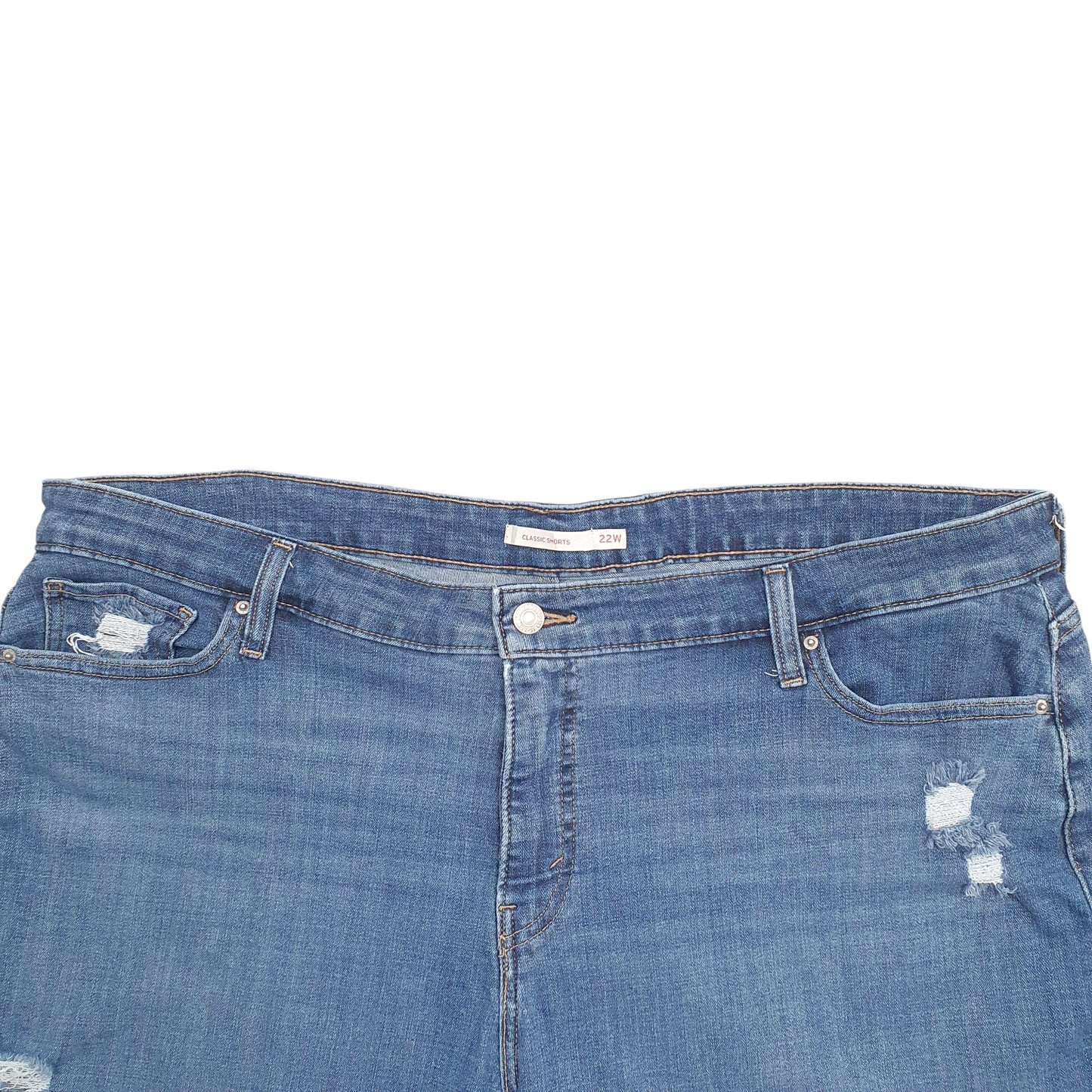 Mens Blue Levis  Denim Shorts