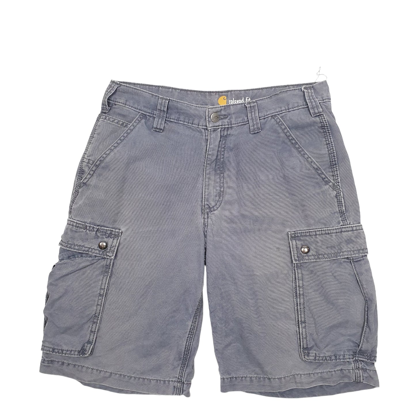 Mens Grey Carhartt Workwear Cargo Shorts