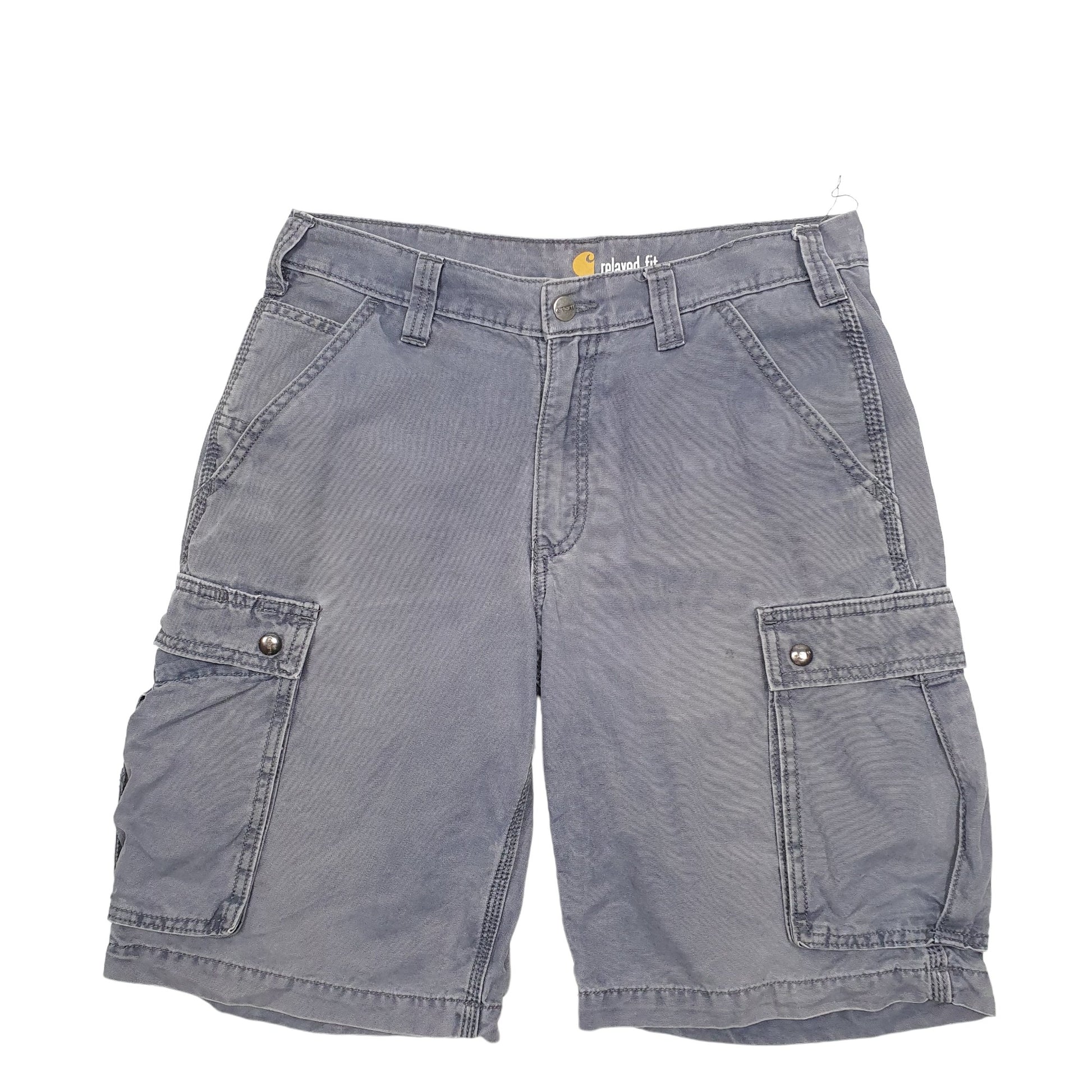 Mens Grey Carhartt Workwear Cargo Shorts