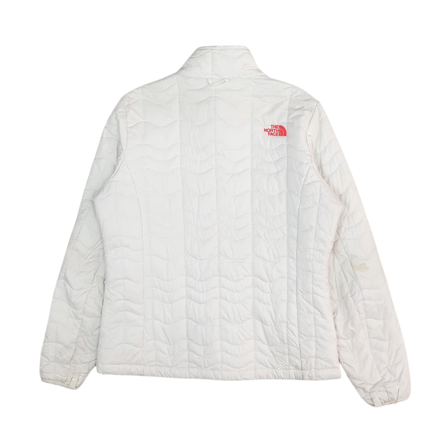 Womens White The North Face Quilted Lightweight  Coat