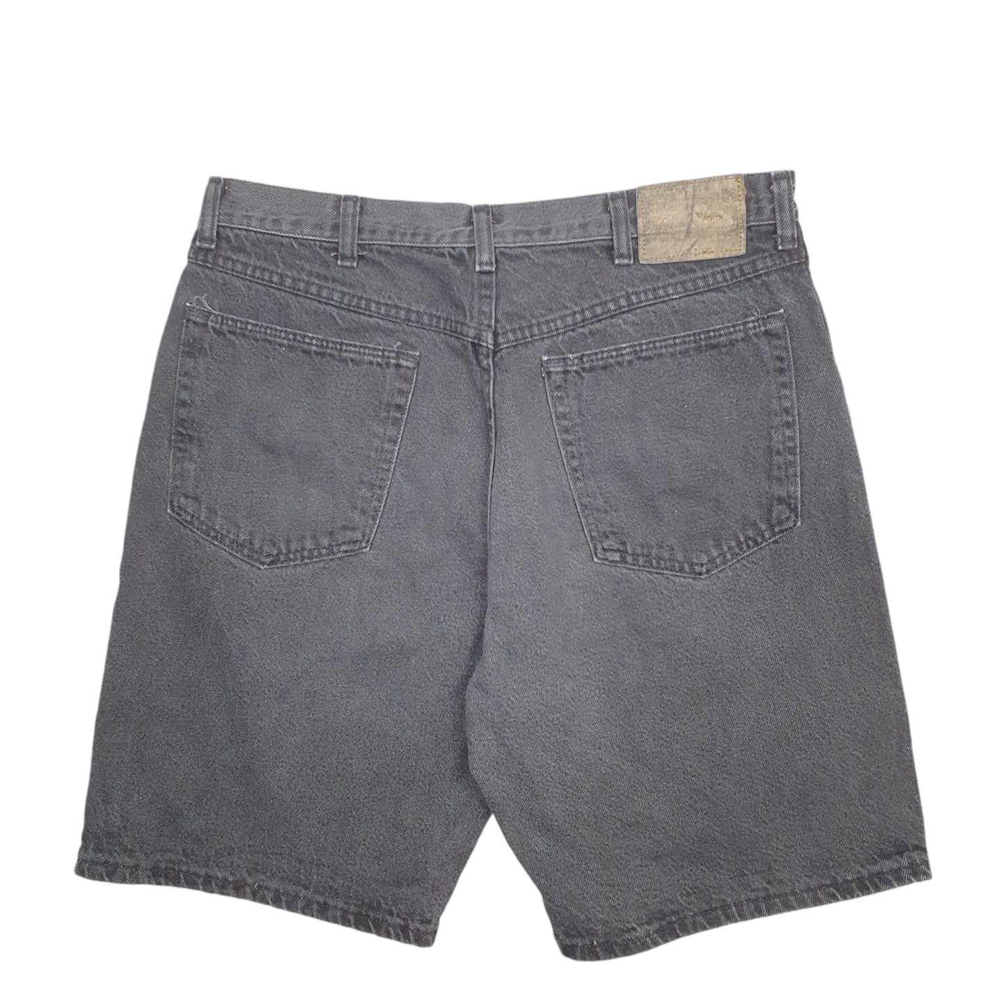 Mens Black Wrangler Denim Jeans Jorts Denim Shorts