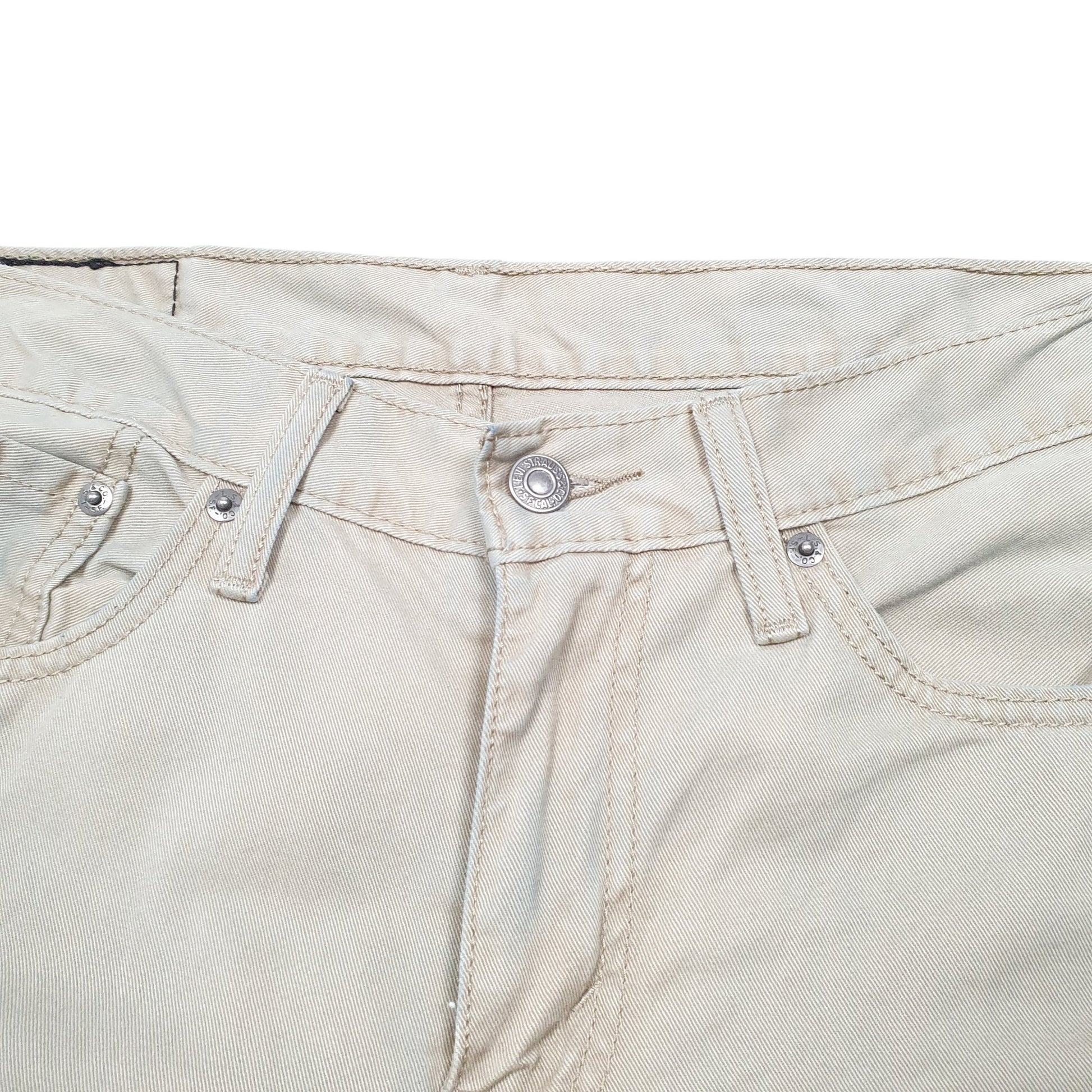 Mens Beige Levis 514 Chino Trousers