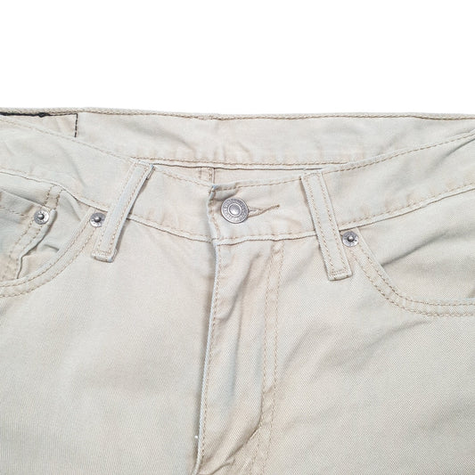 Mens Beige Levis 514 Chino Trousers